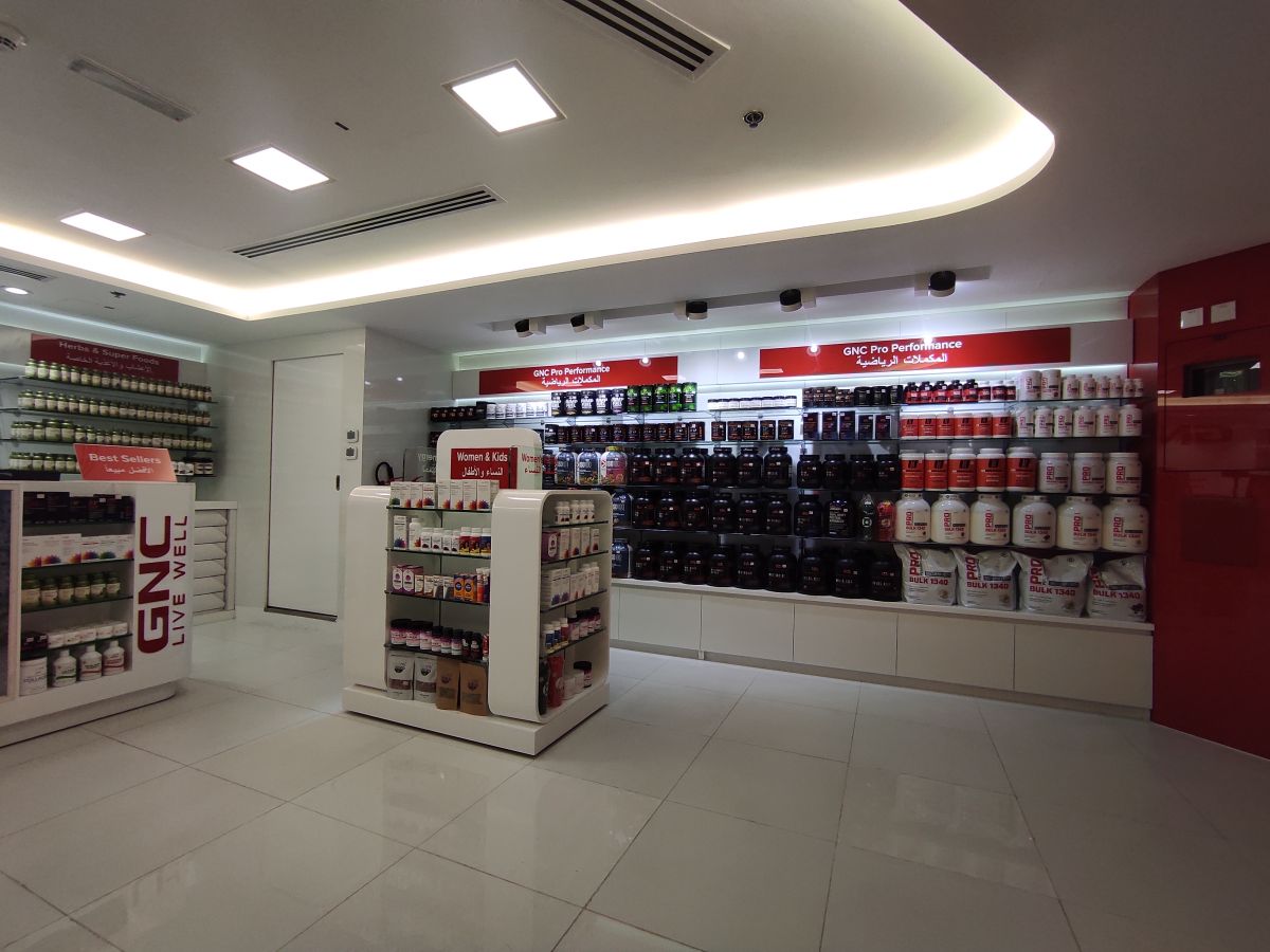 GNC-Dubai_Mall | Meter square interiors LLC