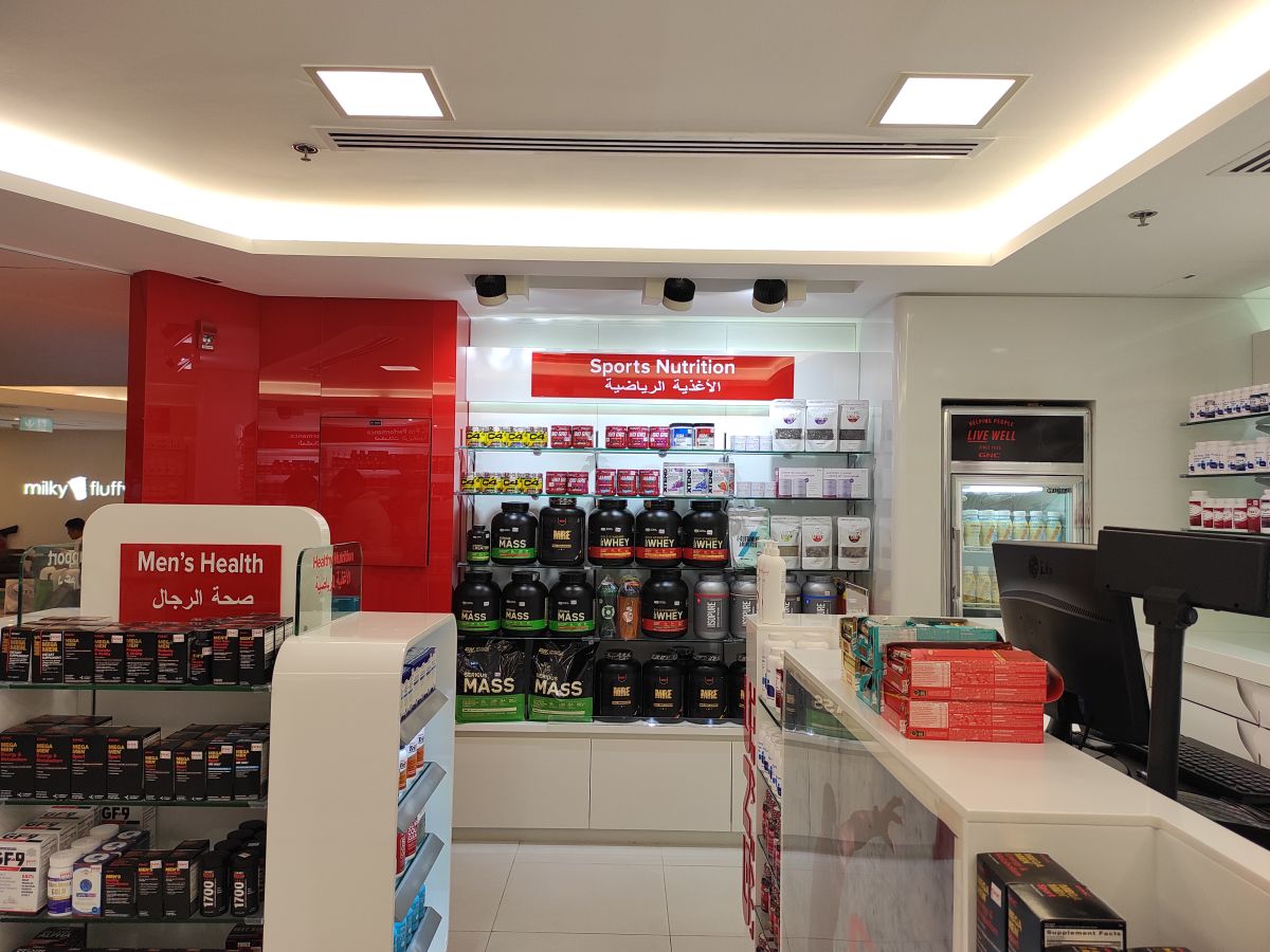 GNC-Dubai_Mall | Meter square interiors LLC