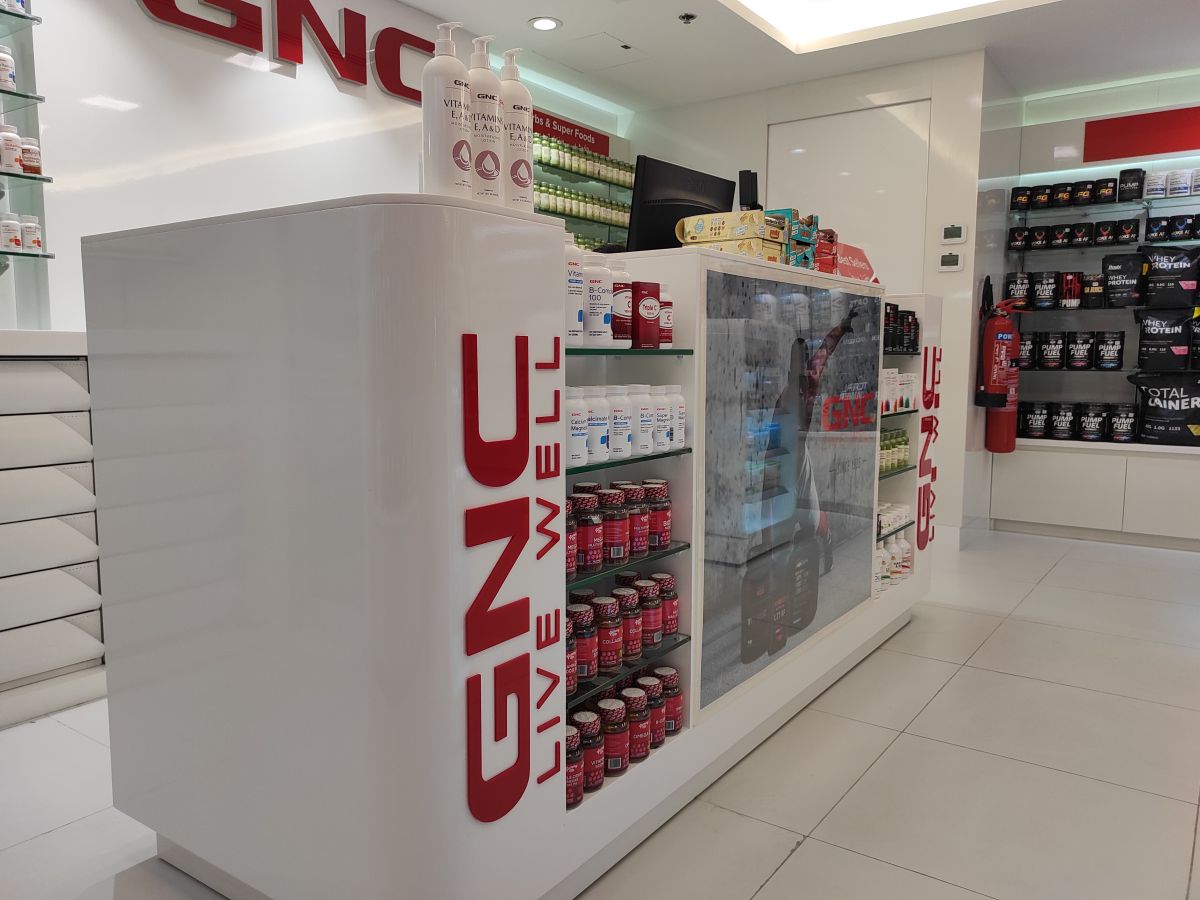 GNC-Dubai_Mall | Meter square interiors LLC