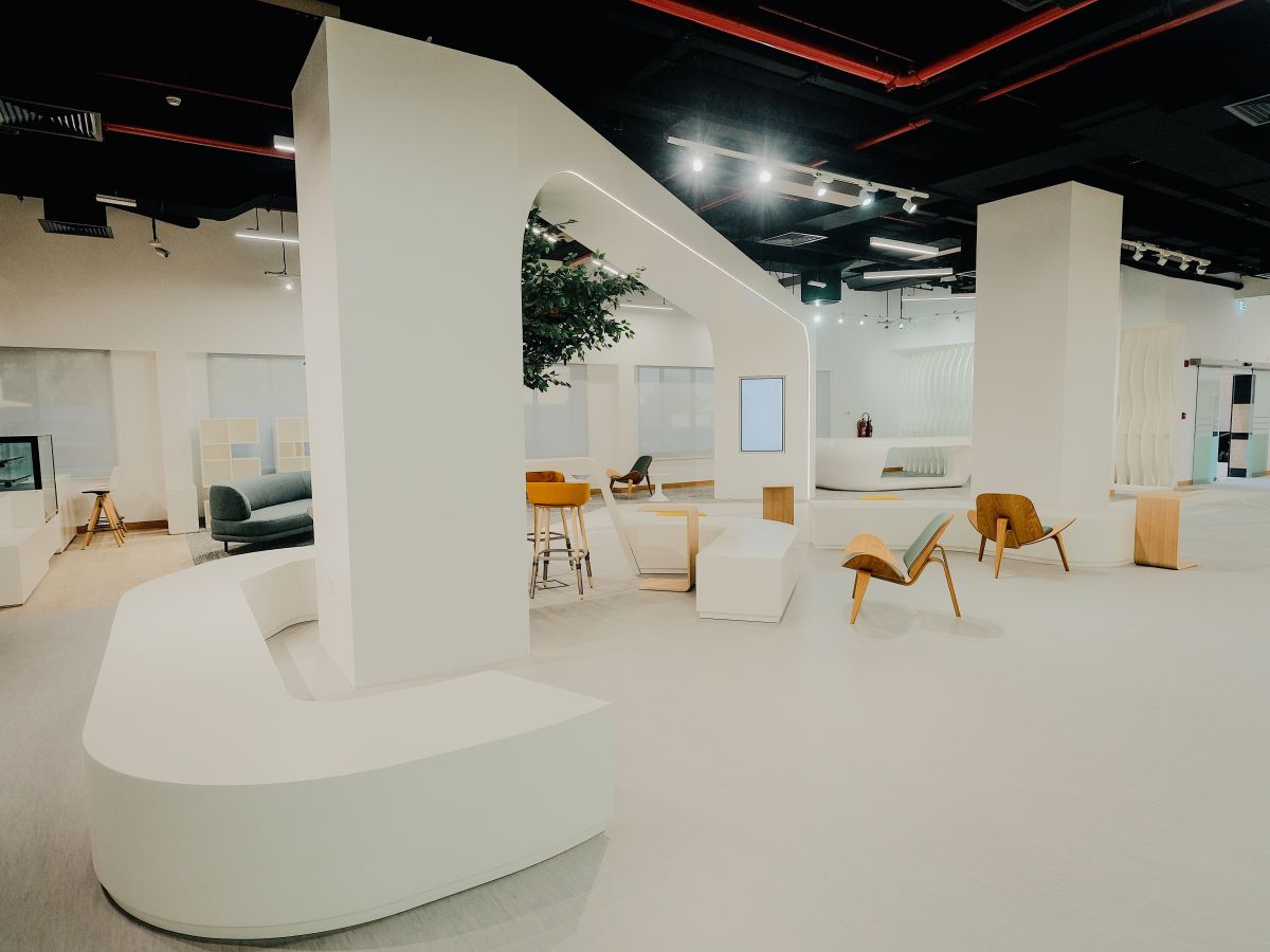 Luxury interior design services for high-end office project