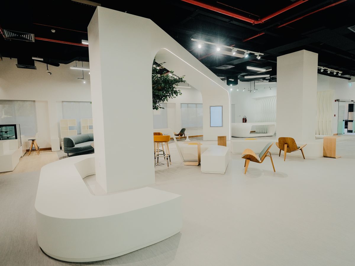 Luxury interior design services for high-end office project