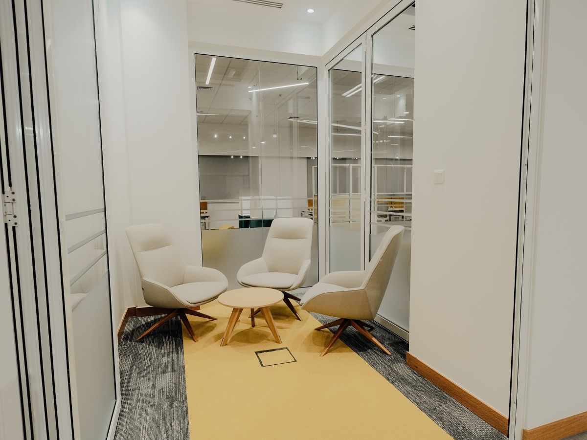 Luxury interior design services for high-end office project