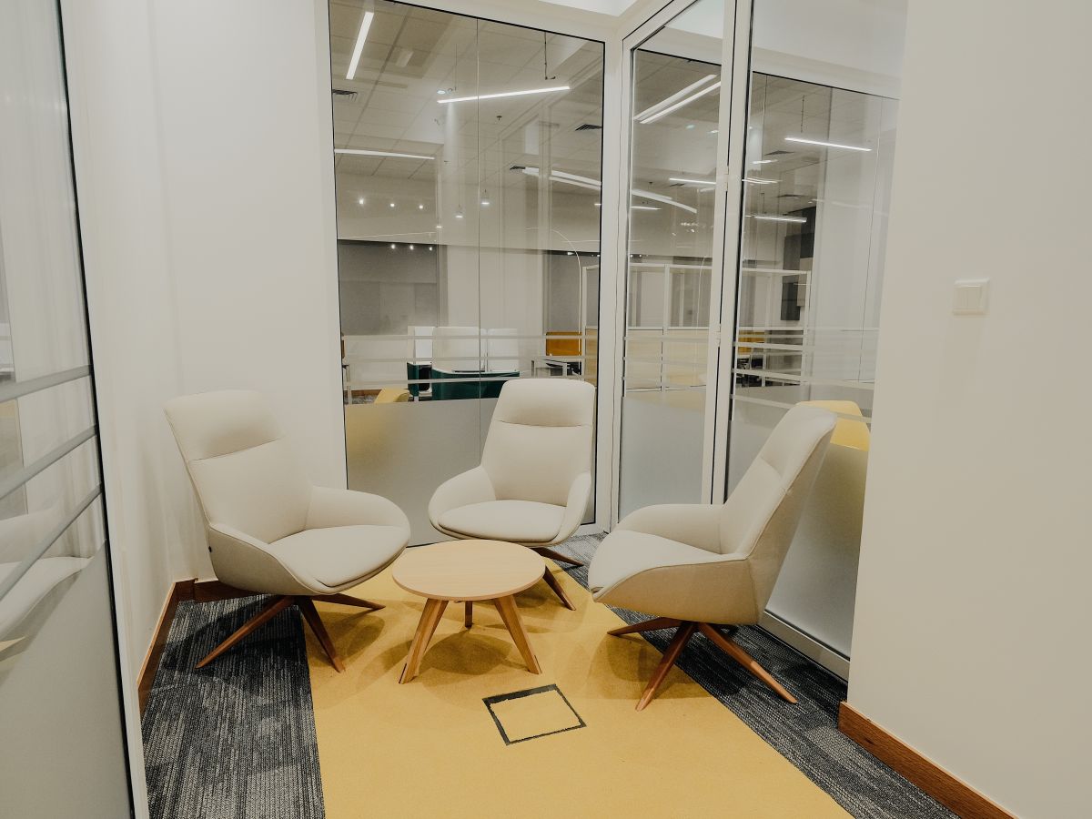 Luxury interior design services for high-end office project