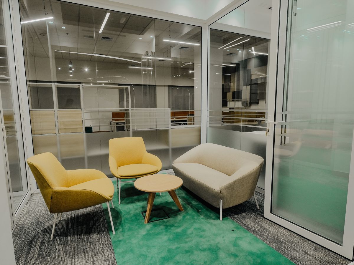 Luxury interior design services for high-end office project