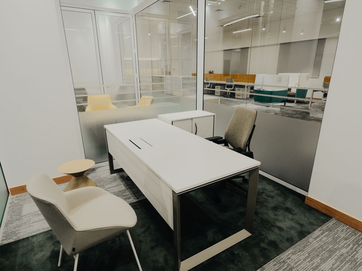Luxury interior design services for high-end office project